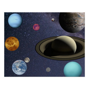 Póster Planetas del sistema solar