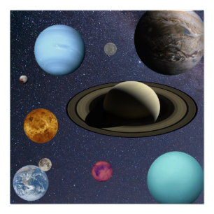 Póster Planetas del sistema solar