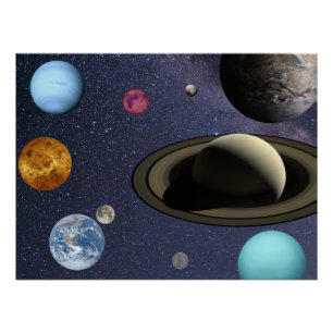 Póster Planetas del sistema solar