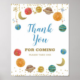 Póster Planetas Galaxia del Espacio Ultraterrestre Gracia