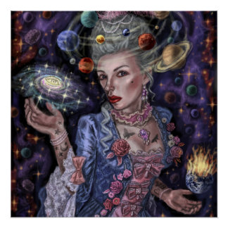 Póster Planetas Rococo