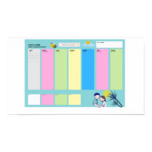 Planificador Semanal Familiar Adorable – Organiza