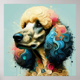 Póster Planner Poodle