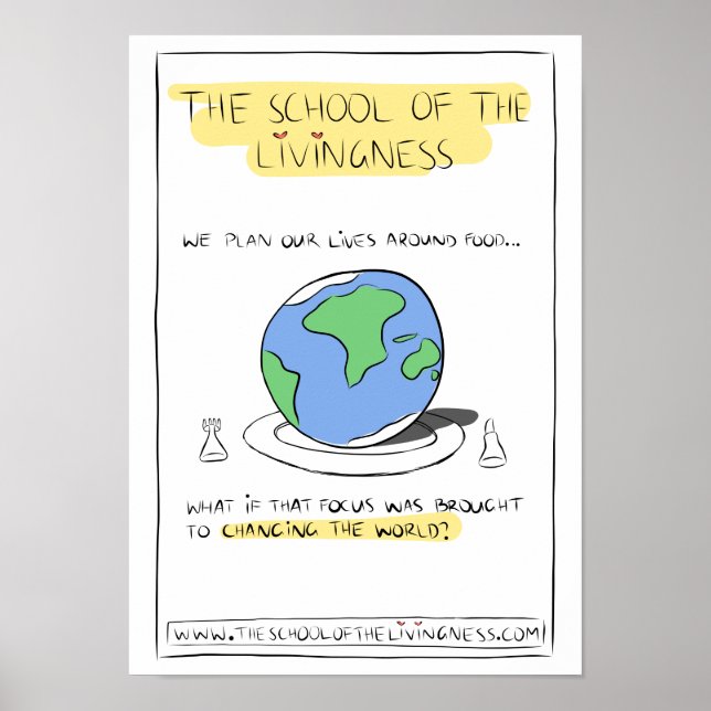 Póster Planning Our Lives Around Food Poster (Frente)