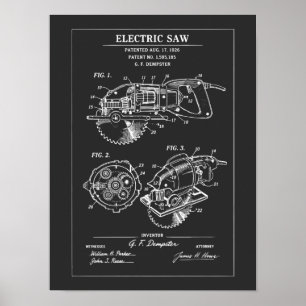 Póster Plano de Sierra Eléctrica