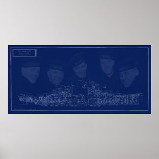 Póster Plano del USS Juneau