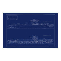 Planos del submarino U.S.S. Croaker