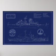 Planos del USS Little Rock