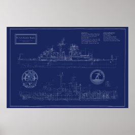 Póster Planos del USS Little Rock