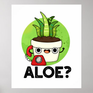 Póster Planta Aloe Cute Aloe Vera PUn