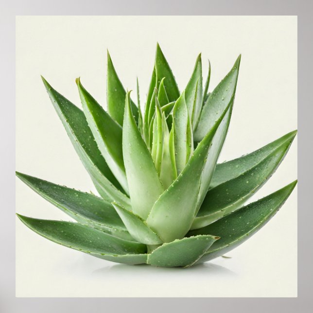 Póster Planta de Aloe Vera (Frente)