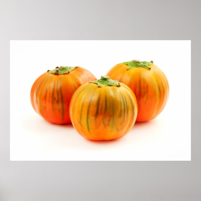 Póster Planta de berenjenas rojas de Italia (Frente)