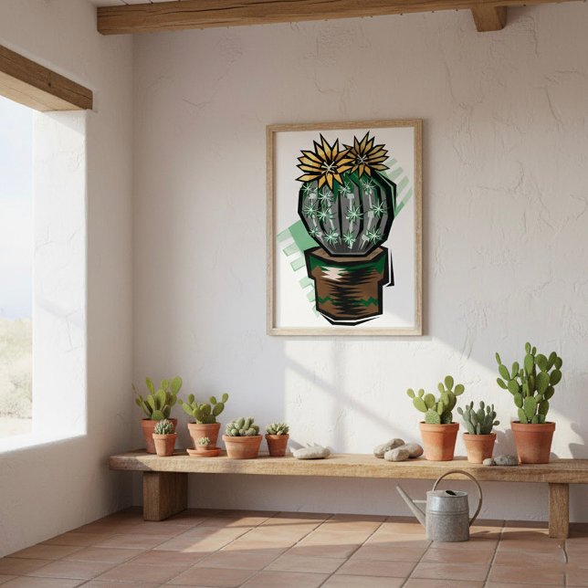 Póster Planta De Cactus En Una Caza (Subido por el creador)