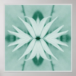 Póster Planta de flores de fantasía