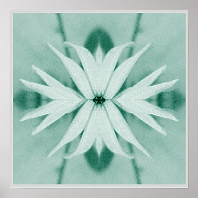 Póster Planta de flores de fantasía (Frente)