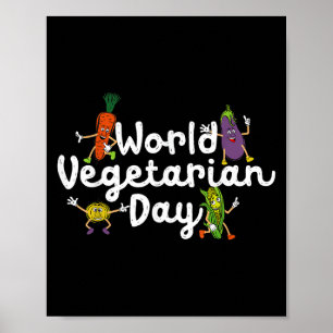 Póster Planta del Día Mundial de la Vegetalidad Basada En