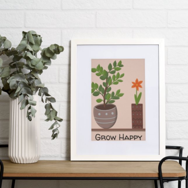 Póster Planta Feliz Cresce (Subido por el creador)