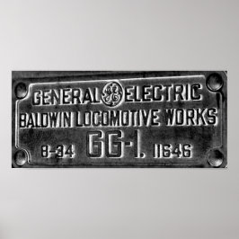 Póster Planta para constructores del Ferrocarril de Pensi