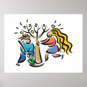 Póster Plantar un árbol