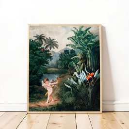 Póster Plantas Cupido inspiradoras con amor