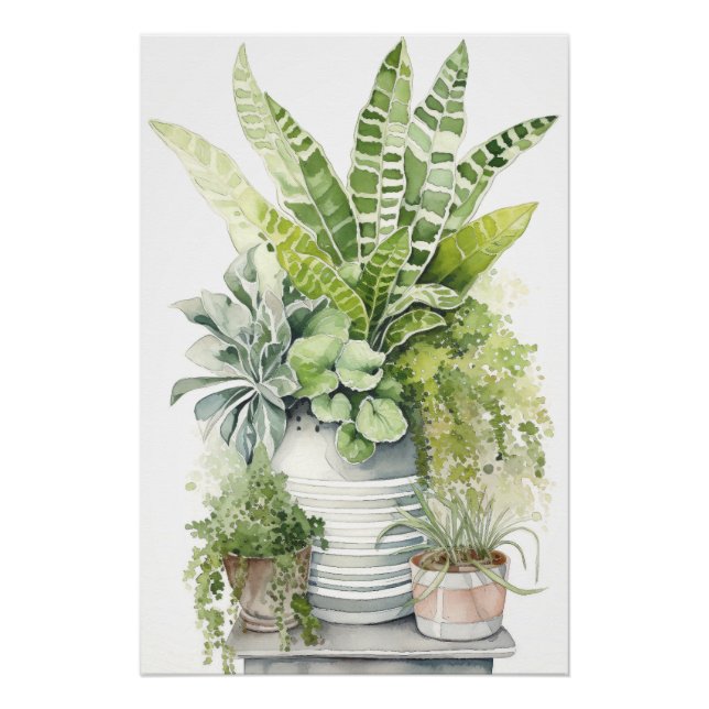 Póster Plantas de Interior (Anverso)