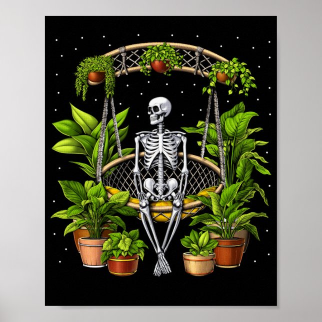 Póster Plantas Skeleton Lover (Frente)