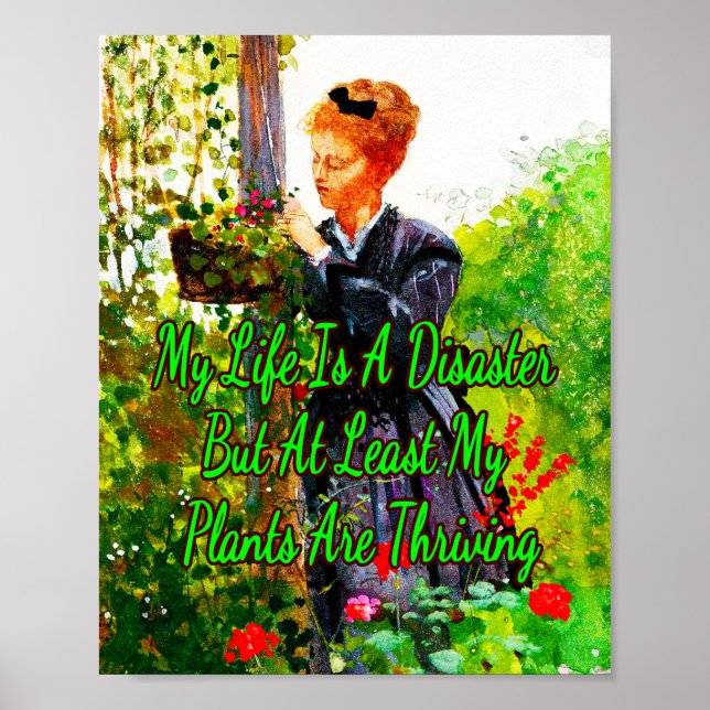 Póster Plantas veraniegas de Winslow Homer (Frente)