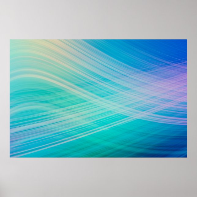 Póster Plantilla abstracta del curso de fondo (Frente)