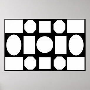 Póster Plantilla de collage de fotos #01