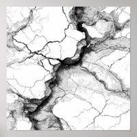 Plantilla de Decoupage de Vena Mineral Agrietada A
