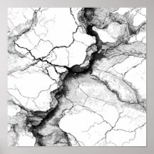 Plantilla de Decoupage de Vena Mineral Agrietada A
