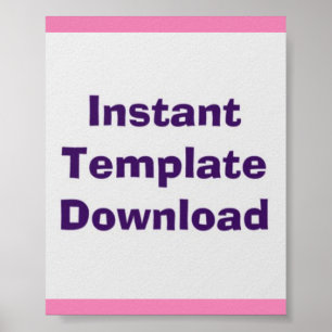 Póster Plantilla de descarga instantánea de poster