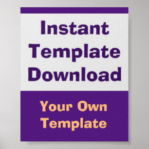 Póster Plantilla de descarga instantánea de poster