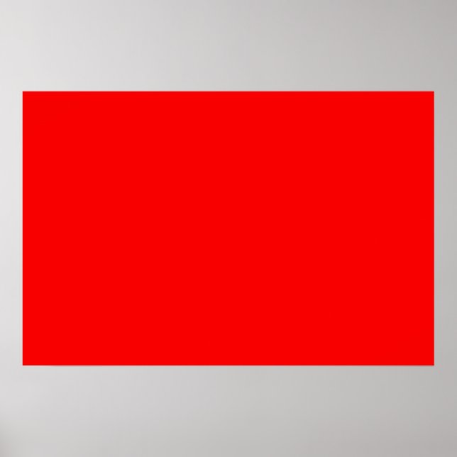 Póster plantilla de fondo de personalizado DIY rojo brill (Frente)