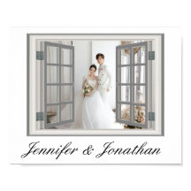 Plantilla de foto fabulosa de boda rústica