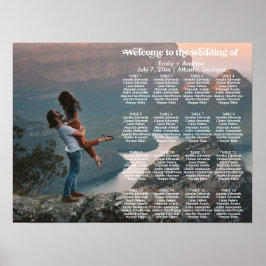 Póster Plantilla de gráfico de fotos retro CHARLI