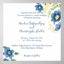 Plantilla de invitación a la boda Minimalista eleg