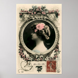 Póster Plantilla de marco fotográfico "Nungue" de Art Nou