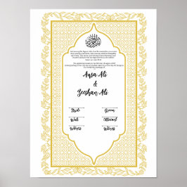 PÓSTER PLANTILLA DE NIKKAH