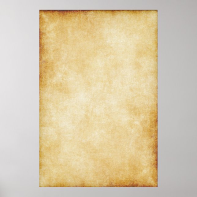 Póster Plantilla de papel de pergamino de fondo (Frente)
