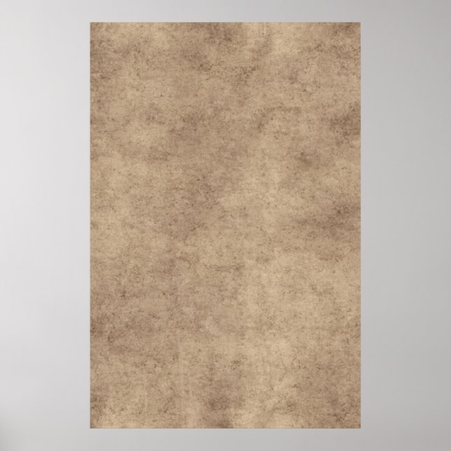 Póster Plantilla de papel de pergamino de papel de vintag (Frente)