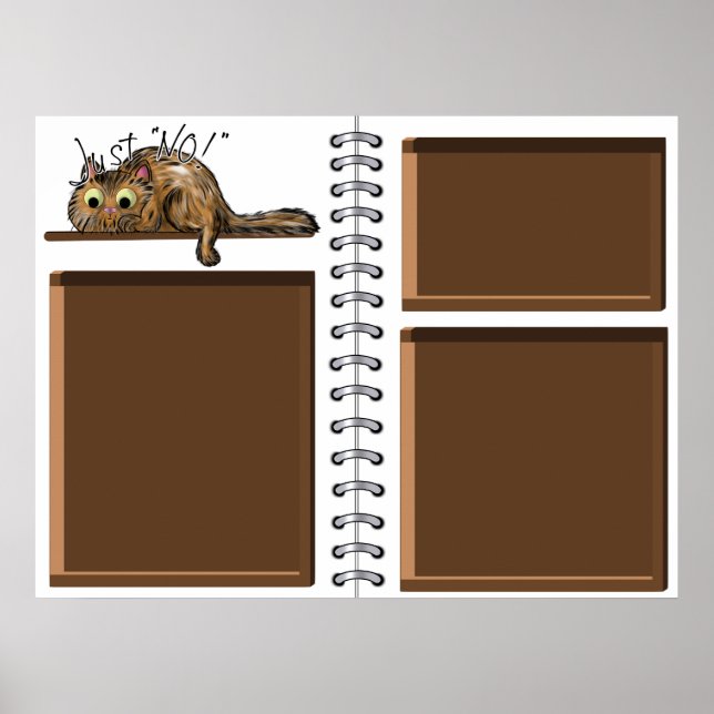 Póster Plantilla de planificador digital Insertar Pegatin (Frente)