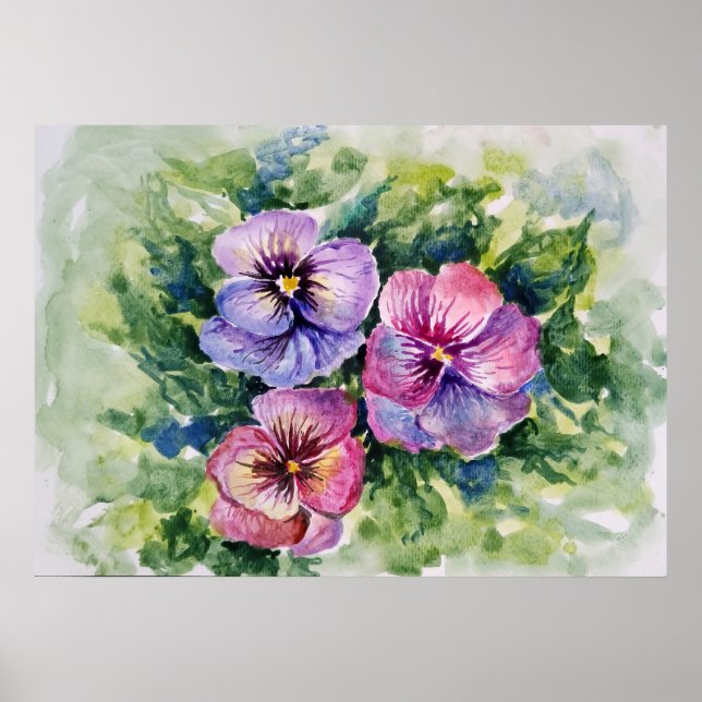 Póster plantilla de poster (Frente)