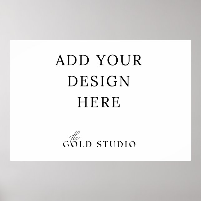 Póster Plantilla de Poster de paisajes (20 x 30 pulgadas) (Frente)