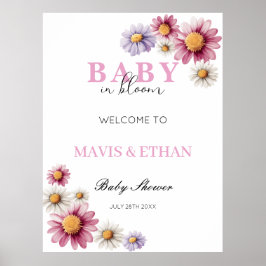 Póster Plantilla de Poster de signos de bienvenida de Bab