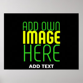 PÓSTER PLANTILLA DE TEXTO DE IMAGEN NEGRA SIMPLE EDITABLE