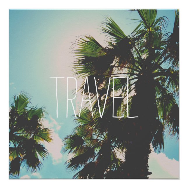 Póster Plantilla de viaje simple (Anverso)