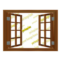 Plantilla de vista de ventana falsa