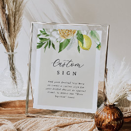 Póster Plantilla editable de Rótulo de Personalizado de d