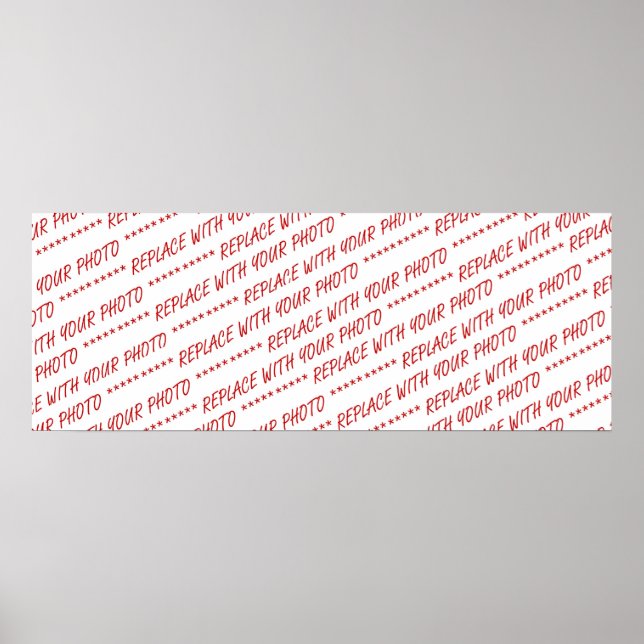 Póster Plantilla para fotografía panorámica, de grupo o d (Frente)